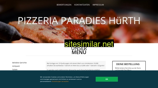 Pizzeria-paradies-huerth similar sites