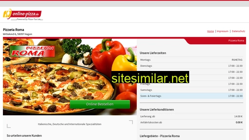 pizzeria-roma-hagen.de alternative sites