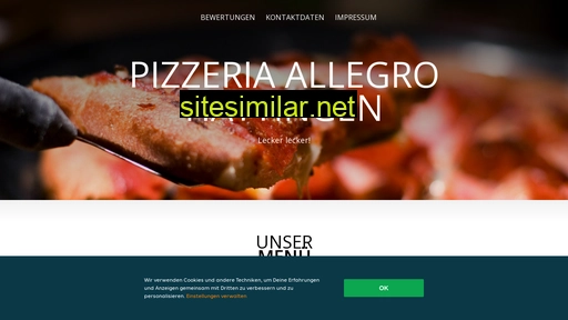 Pizzeriaallegro similar sites