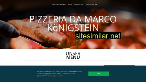 Pizzeriadamarco similar sites