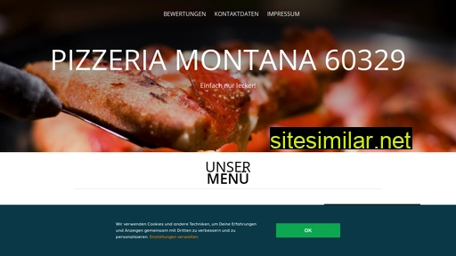 Pizzeriamontana similar sites
