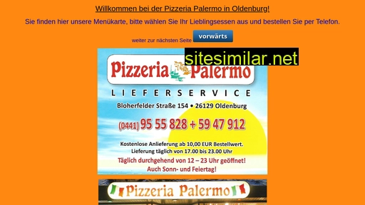 pizzeriapalermo-ol.de alternative sites