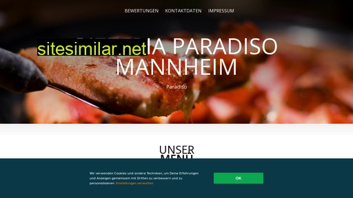 pizzeriaparadisomannheim.de alternative sites