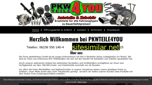 pkwteile4you.de alternative sites