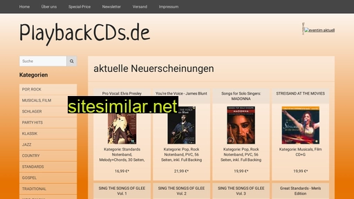 playbackcds.de alternative sites