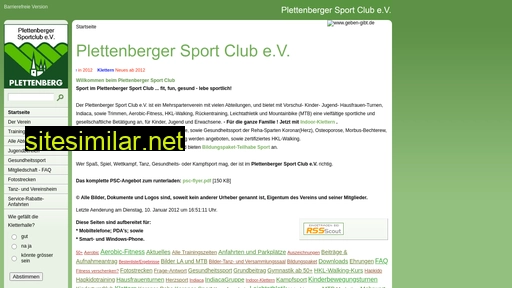 Plettenberger-sportclub similar sites