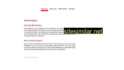 plum-project.de alternative sites