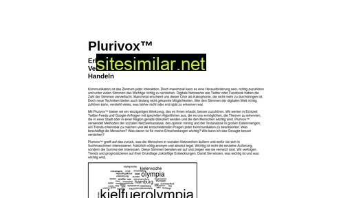 plurivox.de alternative sites