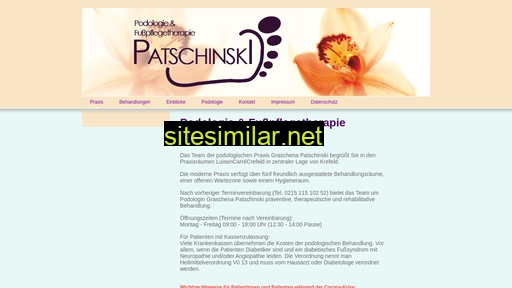 podologie-fusspflegetherapie.de alternative sites