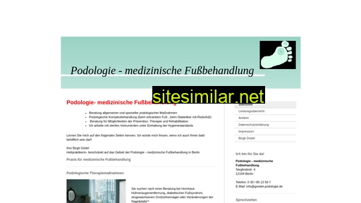 podologie-medizinische-fussbehandlung.de alternative sites