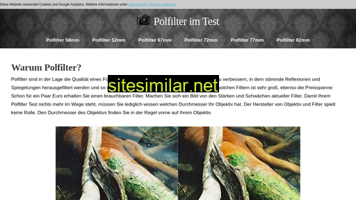 Polfilter-test similar sites