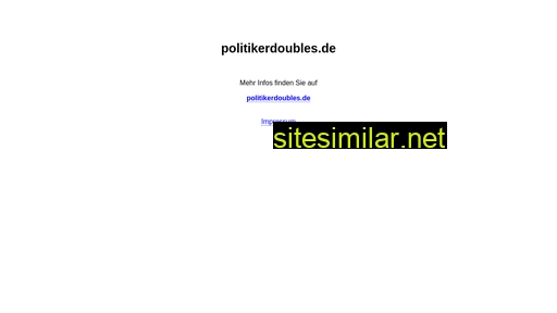 politikerdoubles.de alternative sites