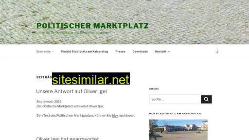 politischer-marktplatz.de alternative sites