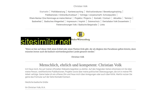politologe-christian-volk.de alternative sites