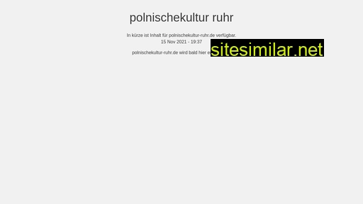 polnischekultur-ruhr.de alternative sites