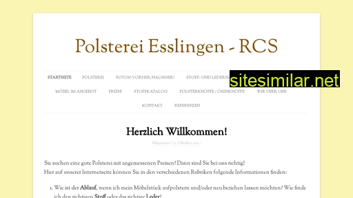 polsterei-esslingen.de alternative sites
