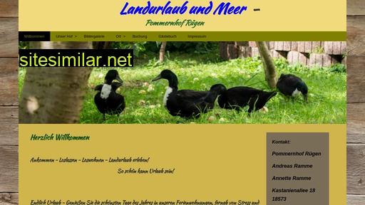 pommernhof-ruegen.de alternative sites