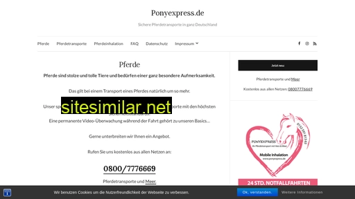 ponyexpress.de alternative sites