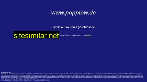 popplow.de alternative sites
