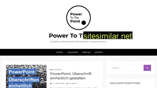 powertothepoint.de alternative sites