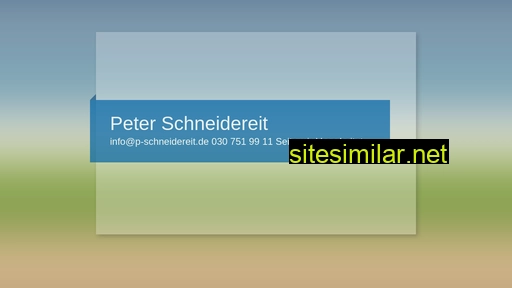 p-schneidereit.de alternative sites