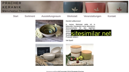 pracher-keramik.de alternative sites