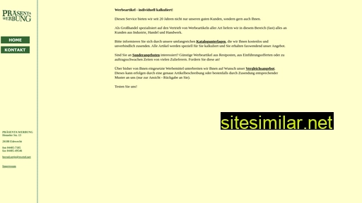 praesenta-werbung.de alternative sites