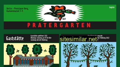 pratergarten.de alternative sites