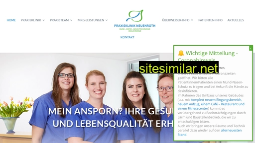 praxisklinik-neuenroth.de alternative sites