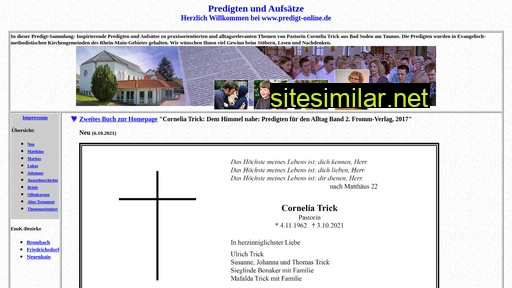 Predigt-online similar sites