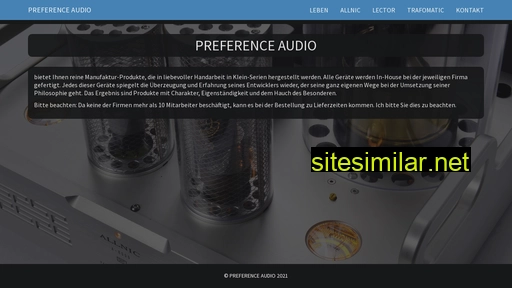 Preferenceaudio similar sites