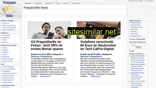 prepaid-wiki.de alternative sites