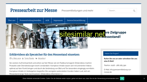 pressemitteilung-zur-messe.de alternative sites