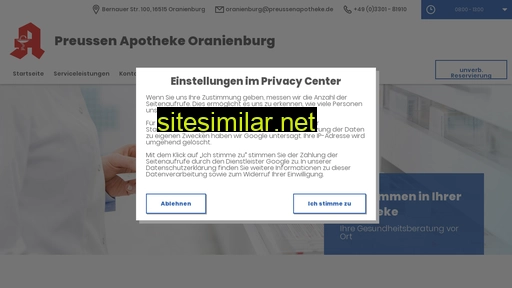 preussenapotheke-oranienburg-app.de alternative sites