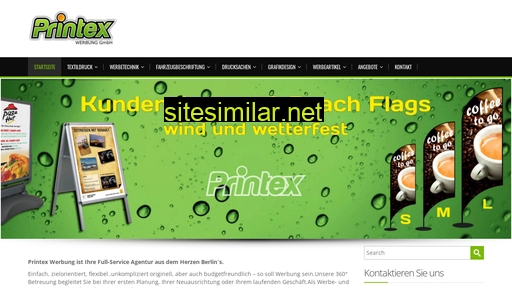 Printex-werbung similar sites