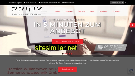 prinz-sonnenschutz.de alternative sites