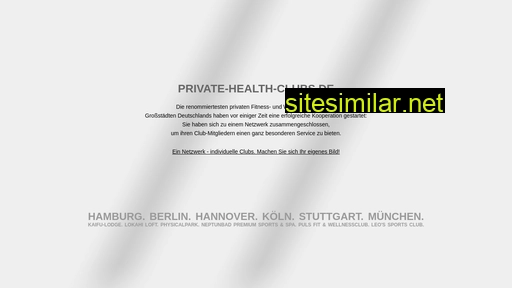 private-health-clubs.de alternative sites
