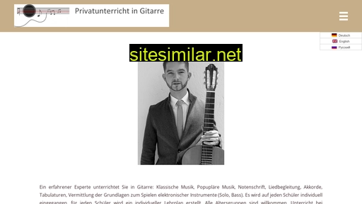 Privatunterricht-gitarre similar sites