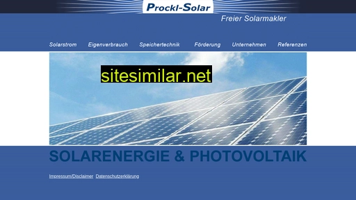 prockl-solar.de alternative sites