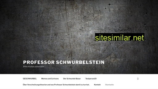 professor-schwurbelstein.de alternative sites
