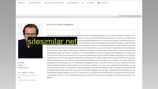 prof-heinz-brueggemann.de alternative sites