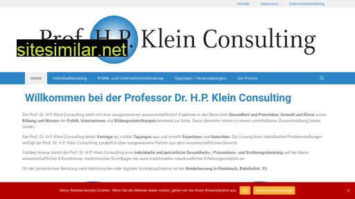 Prof-hp-klein-consulting similar sites