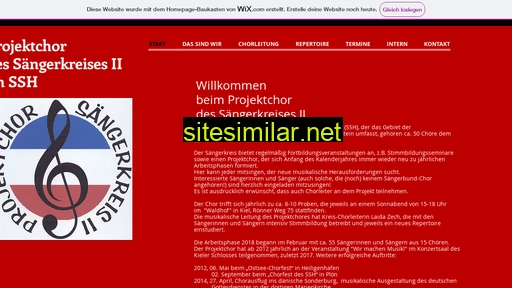 projektchor2.de alternative sites