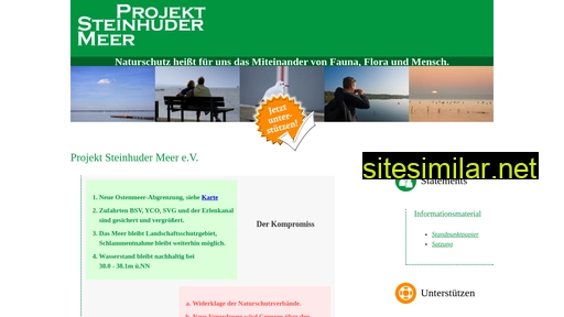 projektsteinhudermeer.de alternative sites