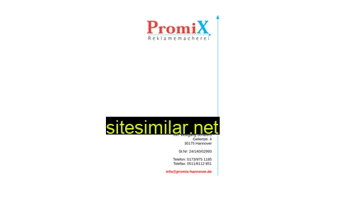 Promix-hannover similar sites