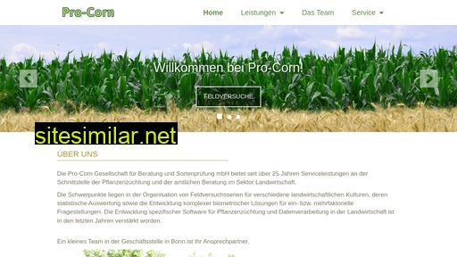 pro-corn.de alternative sites