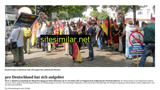pro-deutschland.de alternative sites