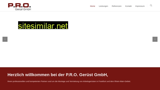 pro-geruest.de alternative sites