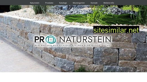 pro-naturstein.de alternative sites