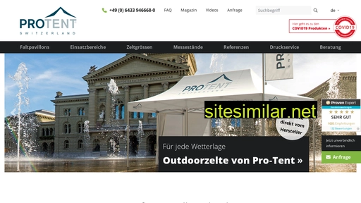pro-tent.de alternative sites